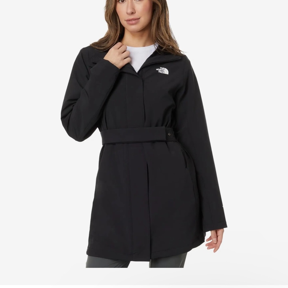 The North Face Long Hooded Rain Coat